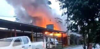 Incendio en una vivienda de San Carlos, Río San Juan