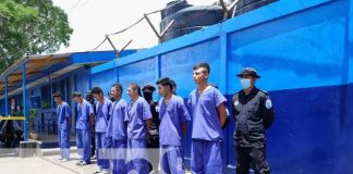 Supuestos delincuentes presos en Río San Juan