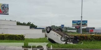 Accidente de tránsito en la Rotonda de Metrocentro, Managua