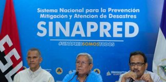 Conferencia interinstitucional por fenómeno climático cerca del Caribe de Nicaragua