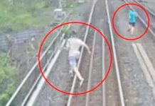 ¡Impactante video! Niños se salvaron de ser atropellados por tren en Canadá