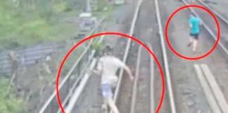 ¡Impactante video! Niños se salvaron de ser atropellados por tren en Canadá