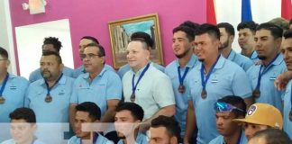 Recibimiento a Selección U23 de Béisbol de Nicaragua