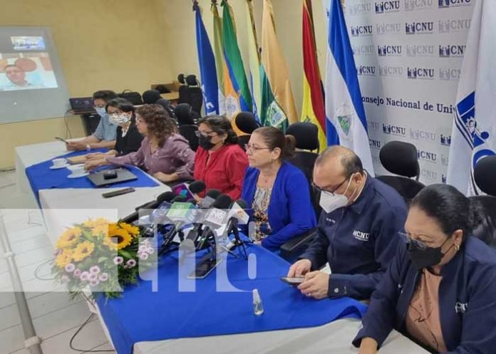 Conferencia de prensa del CNU Nicaragua