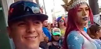 Mujer lleva a su esposo a marcha gay, su reacción se vuelve viral