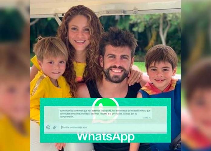 Shakira y Piqué confirman su separación luego de 12 años juntos
