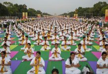 Celebración del 21 de junio 'Día Internacional del Yoga'