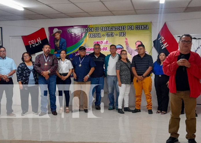Trabajadores por cuenta propia ratifican respaldo al Gobierno de Nicaragua