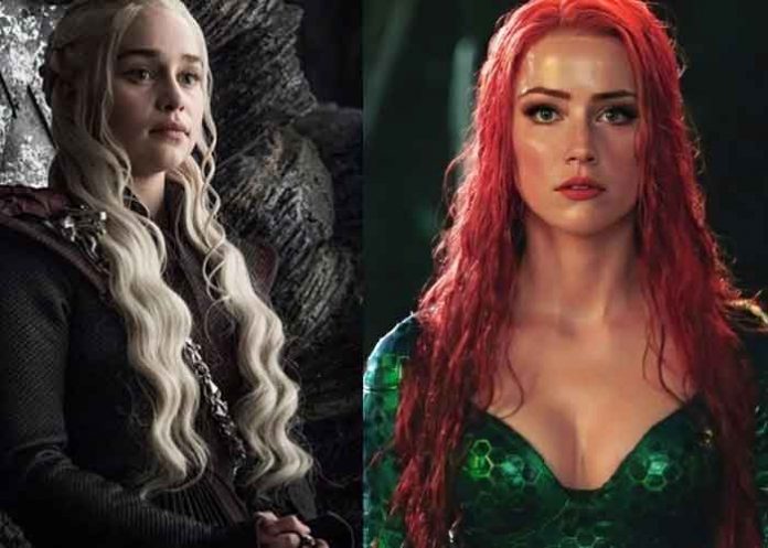 ¡Ya hay reemplazo! Amber Heard sustituida por Emilia Clarke en Aquaman