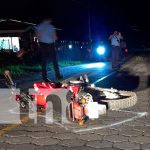Motociclista lesionado tras chocar contra un caballo en Jalapa Motociclista lesionado tras chocar contra un caballo en Jalapa
