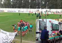 Partido de fútbol en Argentina es suspendido por balacera