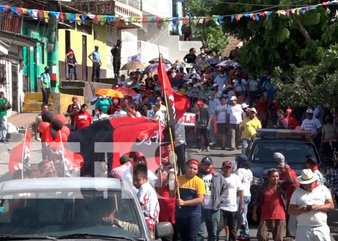 1 Boaco realiza caminata en vísperas del 19 de julio