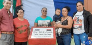 Develación de monumentos de héroes de nuestra Revolución Popular Sandinista