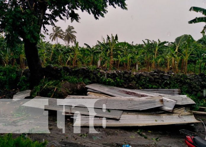 Reporte de afectaciones por tormenta Bonnie en la Isla de Ometepe