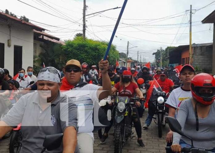 Con inmensa caminata, familias de Nandaime celebran el 43/19