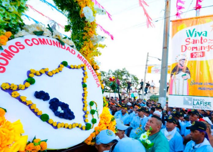 1 Santo Domingo listo para su tradicional recorrido por Managua