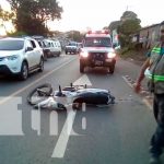 Imprudencia de menor en bicicleta causa triple colisión en Jinotepe Imprudencia de menor en bicicleta causa triple colisión en Jinotepe