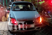 Imprudencia vial deja a motociclista fracturado en Managua