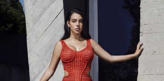 Georgina Rodríguez luce su "retaguardia" con sexi pasarela