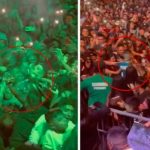 En pleno concierto: Santa Fe Klan cae desde el escenario