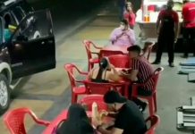 ¡Con las manos en la masa! Fue descubierto hombre infiel cenando con amante Muchacha descubre a su esposo cenando con la amante