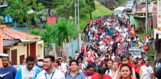 Realizan caminata en Bluefields en saludo al 43/19