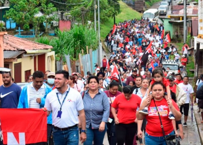 Realizan caminata en Bluefields en saludo al 43/19