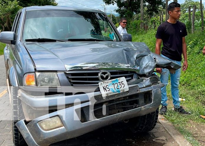 Accidente de tránsito deja a una persona lesionada en Jalapa
