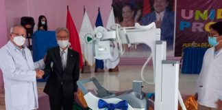 Japón entrega equipo contra el COVID-19 al MINSA.