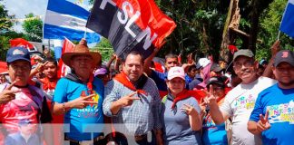 Familias participan en alegre caminata en Matiguás