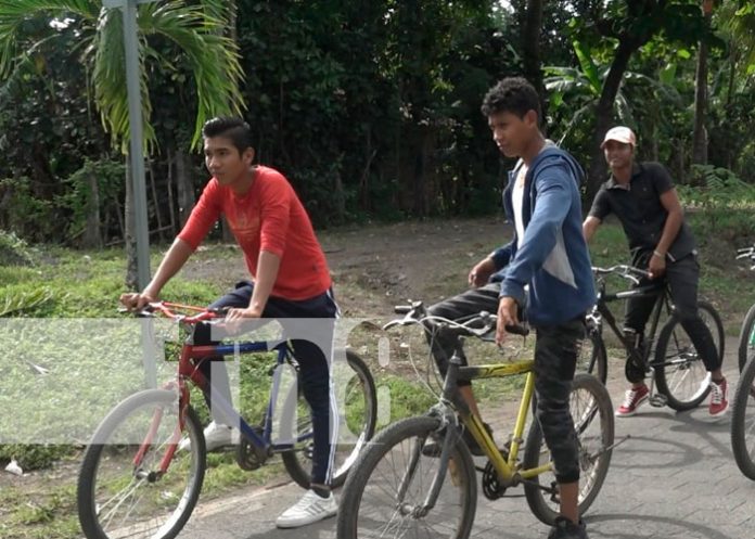 Realizan rally ciclístico en saludo al 43/19 en la Isla de Ometepe