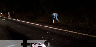 Motociclista perece en accidente de transito en Carretera Masaya-Granada