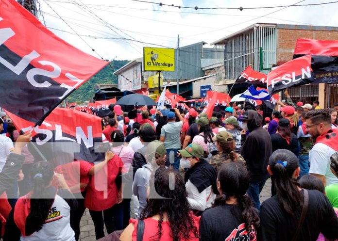 Jinotega conmemoró con su Militancia Sandinista el 43/19