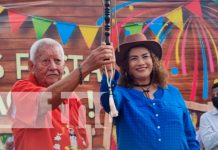 Reyna Rueda recibe mayordomía de las fiestas tradicionales de Managua