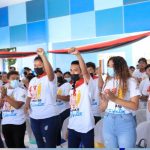 En Masaya se celebró el Congreso de Juventud Sandinista 19 de Julio Congreso de Juventud Sandinista 19 de Julio, en Masaya; acompañado de arte, música y algarabía