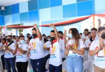 En Masaya se celebró el Congreso de Juventud Sandinista 19 de Julio Congreso de Juventud Sandinista 19 de Julio, en Masaya; acompañado de arte, música y algarabía