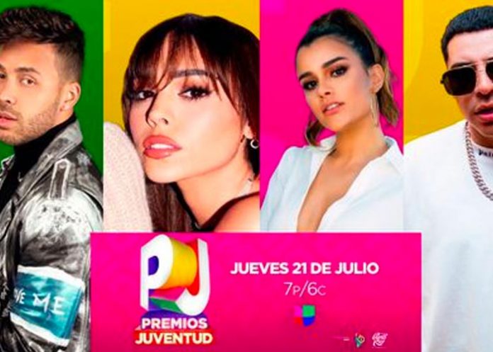 Premios Juventud 2022 a través de Univisión en EE.UU. 