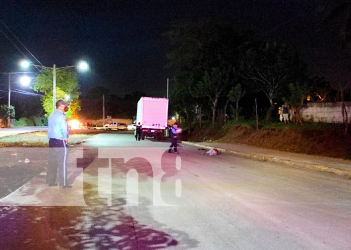 Hombre muere tras ser arrollado por el conductor de un camión en Managua
