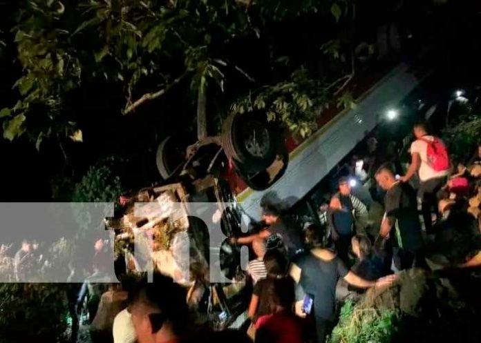 Dantesco accidente en la cuesta La Cucamonga, Estelí