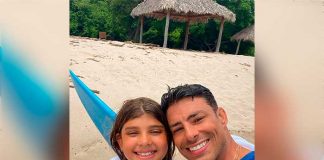 Protagonista de Avenida Brasil disfruta de las playas de Nicaragua.
