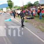 Tomador consuetudinario se lanza contra un furgón en Diriomo