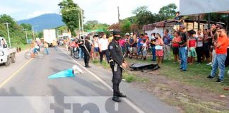 Tomador consuetudinario se lanza contra un furgón en Diriomo