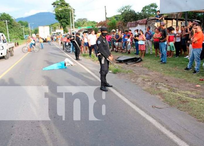 Tomador consuetudinario se lanza contra un furgón en Diriomo