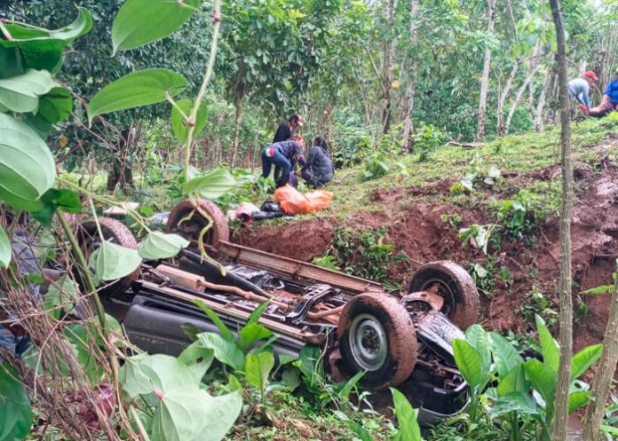 Accidente de tránsito en El Yan, Municipio de El Ayote deja un lesionado