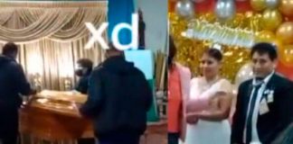 Ni muerto me lo pierdo: Celebran boda y velorio en un mismo salón
