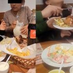 Madre va a restaurante y lleva escondida una bolsa de arroz Madre va a restaurante y lleva escondida una bolsa de arroz