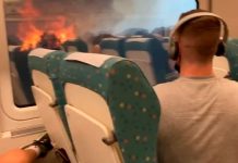 Video: Tren falla a mitad de un incendio forestal en España Tren falla a mitad de un incendio forestal en España