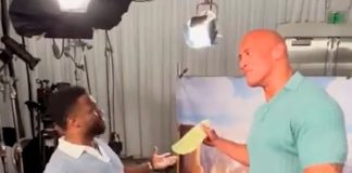 El "Tortilla Challange" llega a Hollywood con "La Roca" y Kevin Hart