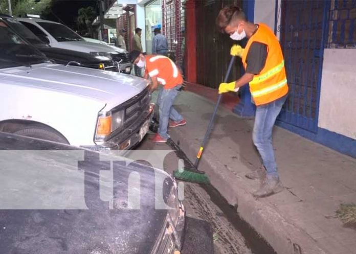 4 Estelí destaca con novedoso programa de limpieza nocturna