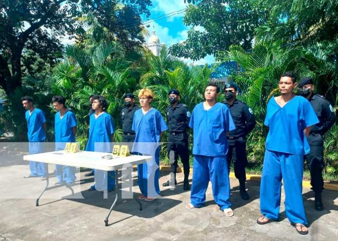 4 6 detenidos como resultado de la lucha contra la delincuencia en Chinandega